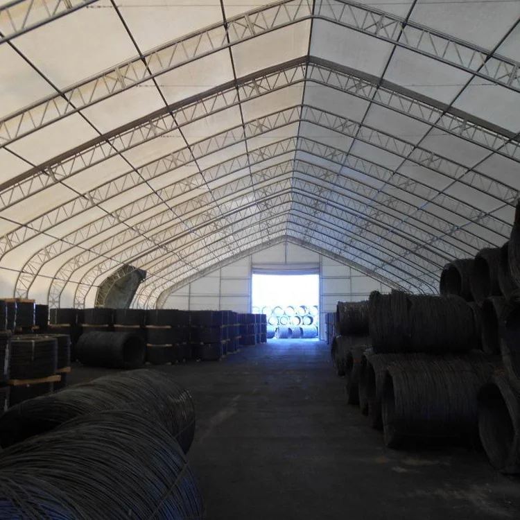 Heavy Duty Large Storage Tent Strong Metal Frame PVC Fabric Storage Building With Model 7010028DP