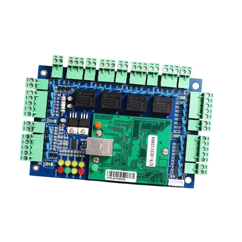 Бесплатное программное обеспечение TCP/IP Мульти двери 4-дверный шкаф для мониторинга в реальном времени Wiegand управление rfid-карт доступа панель доска безопасности для строительства