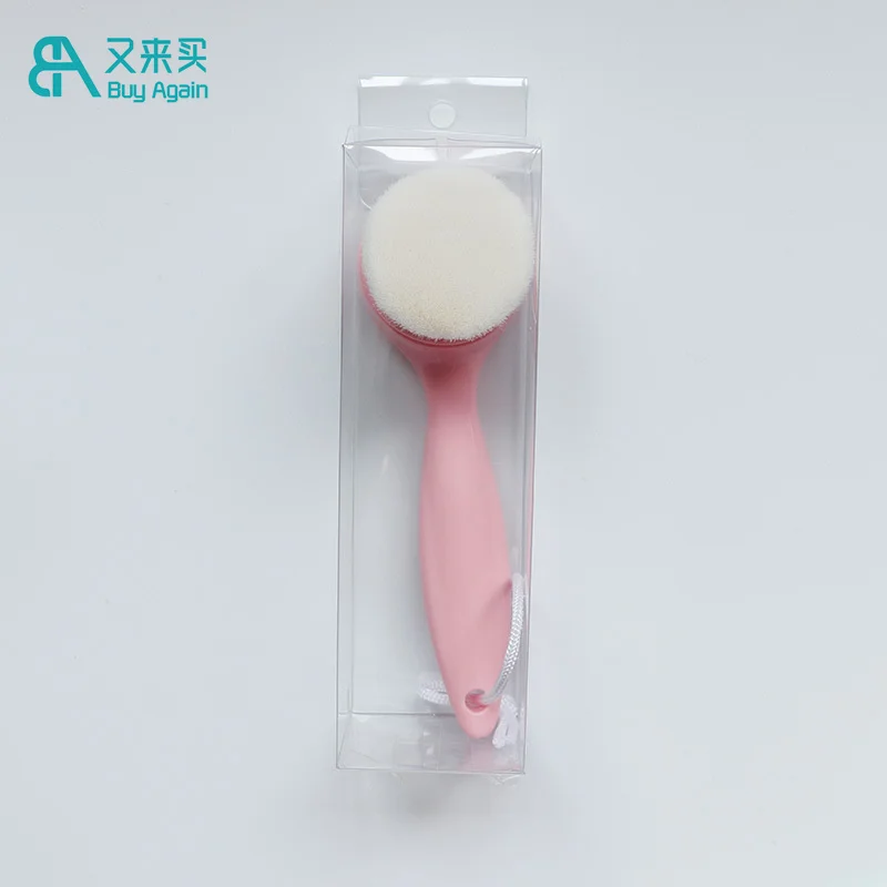 Wholesale custom logo fiber manual face wash brush cleanser facial cleansing face cleaning brush