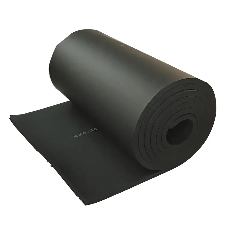 Fire Retardant Elastomeric Soundproof Thermal Insulation Rubber Foam NBR/PVC Roll Sheet