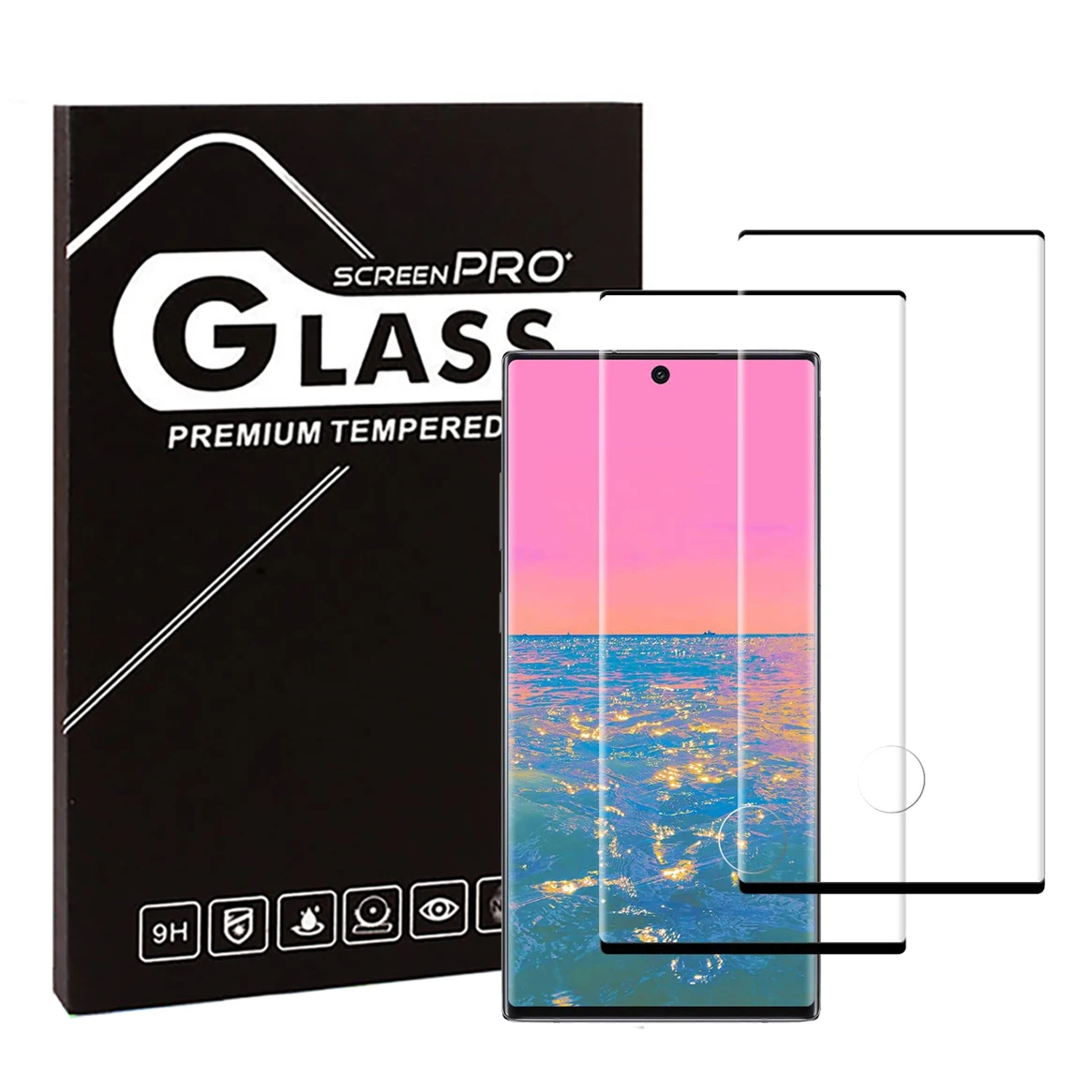 
Mobile Phone Accessory Film For Samsung Galaxy Note 8 9 10 20 Plus Screen Protector 3D Film Tempered Glass 