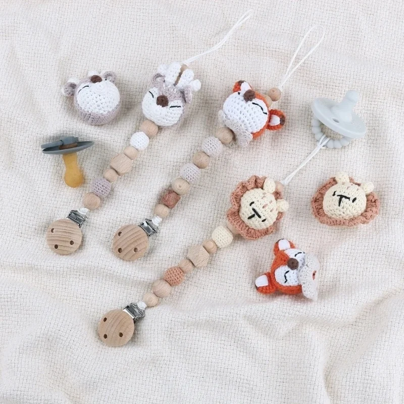 Adorable Animal Crochet Popular Baby Accessories Handwoven Bunny Toddler Crochet Knitted Teeth Toy