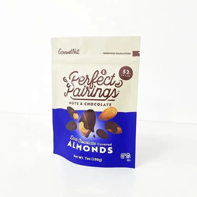 Plastic Dried Fruit Package Dry Food Pouch Packing Vacuum Packaging And Locking Wheel Packaged Snack Cashew Food Nut Bag