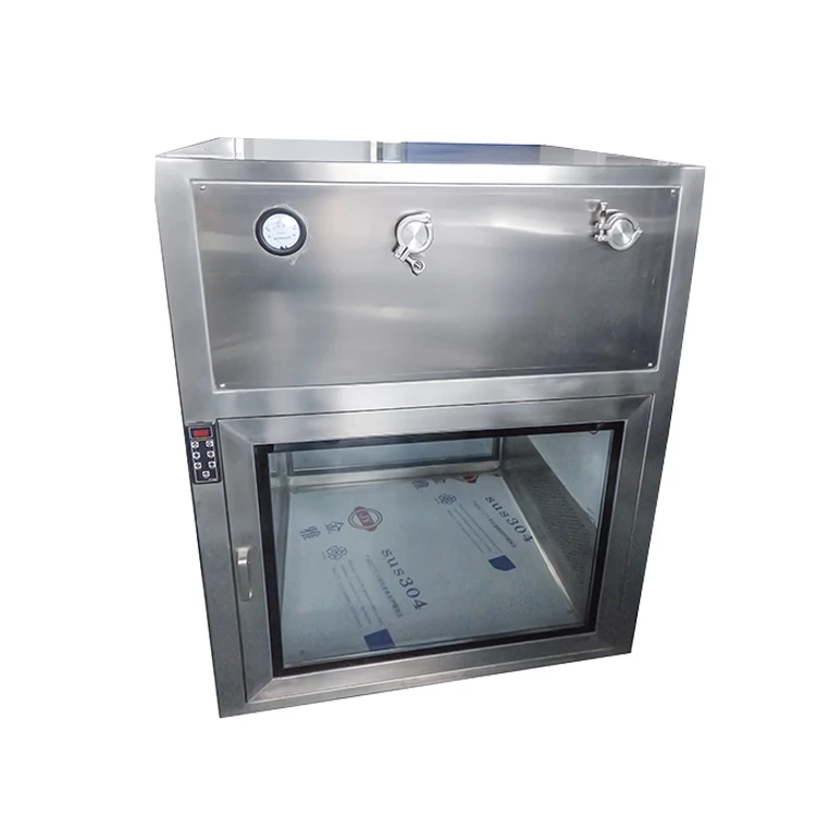 Stainless Steel Mechanic Electronic Interlock Static Dynamic Pass Through Box for Cleanroom