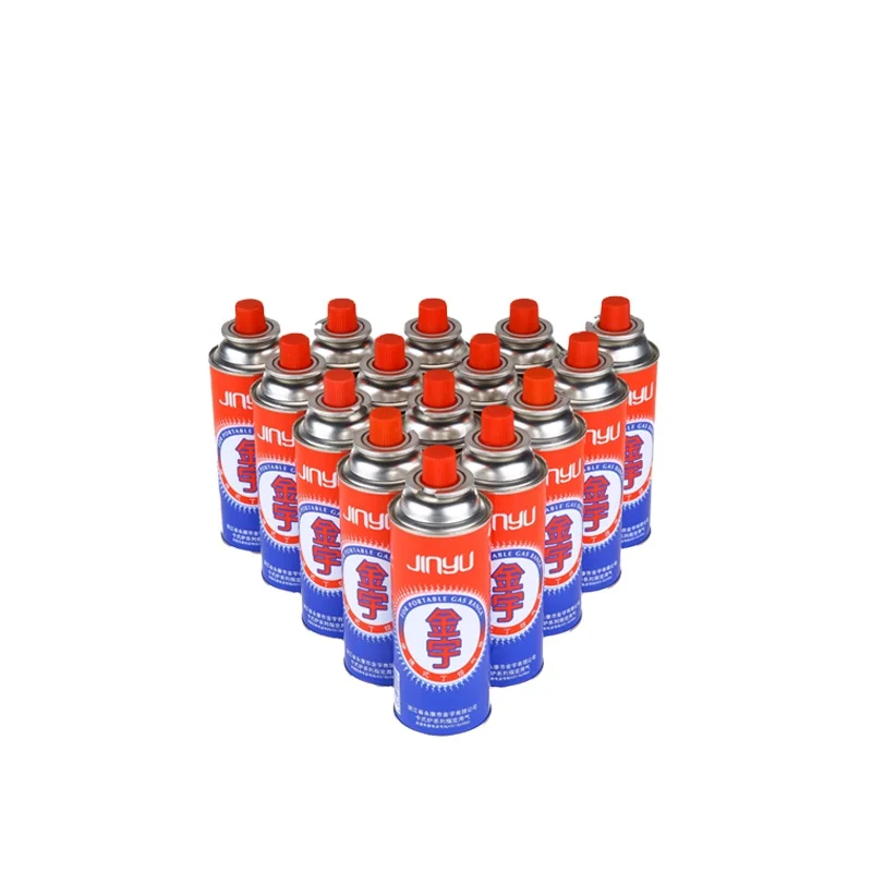 Jinyu GasOne Butane Fuel Canister 220g special offer cheap Camping Butane heater plate portable gas stove cylinder