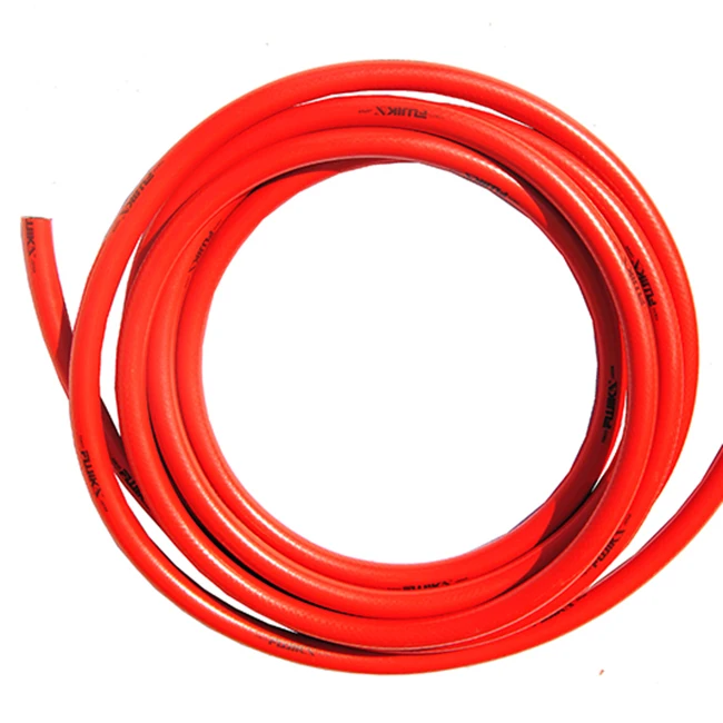 CNJG 8mm 50m Flexible Natural Gas Hose Pipe Plastic Braided LPG Propane Gas Hose Pipe Low Pressure PVC Plastic LPG Gas Hose Pipe