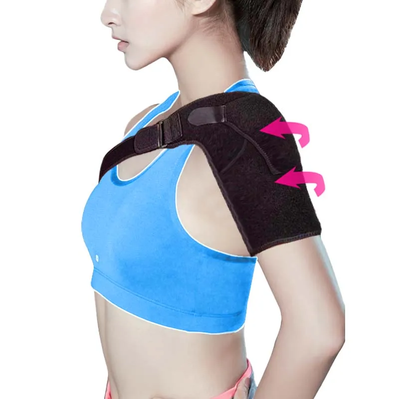 Neoprene Shoulder Support Pads Sports Fitness Shoulder Pads Support Strap Adjustable Shoulder Protection