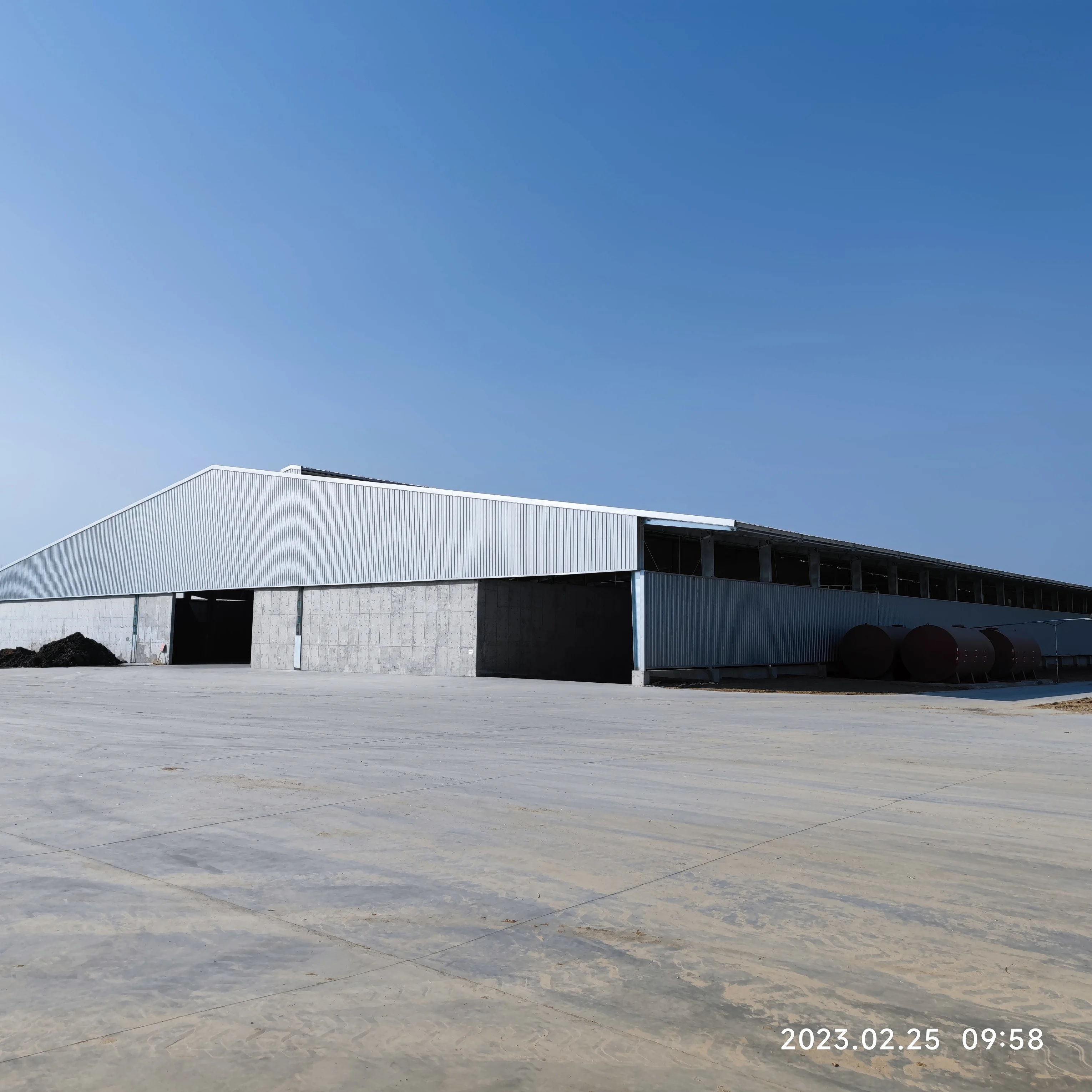 Steel farm house steel structure building for breeding horse goat cow