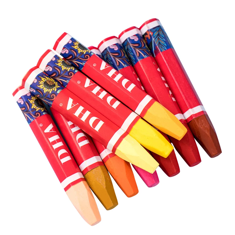 Распродажа нетоксичный мелок на заказ 24 цвета детский не грязный ручной «DIY» моющийся мультяшный для рисования