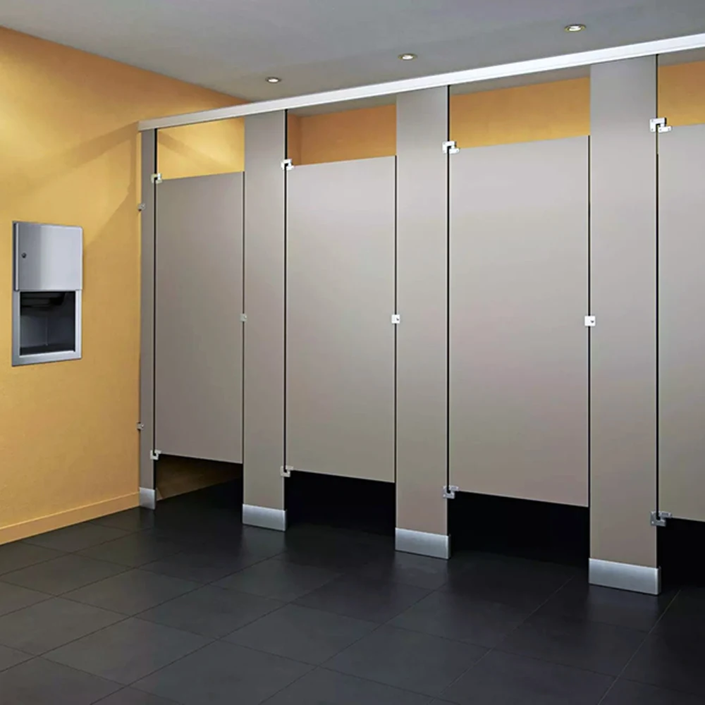 Modular Phenolic Core Toilet Compartments Solid Surface Hpl High Pressure Laminate Toilet Partitions Toilet Cubicle Door