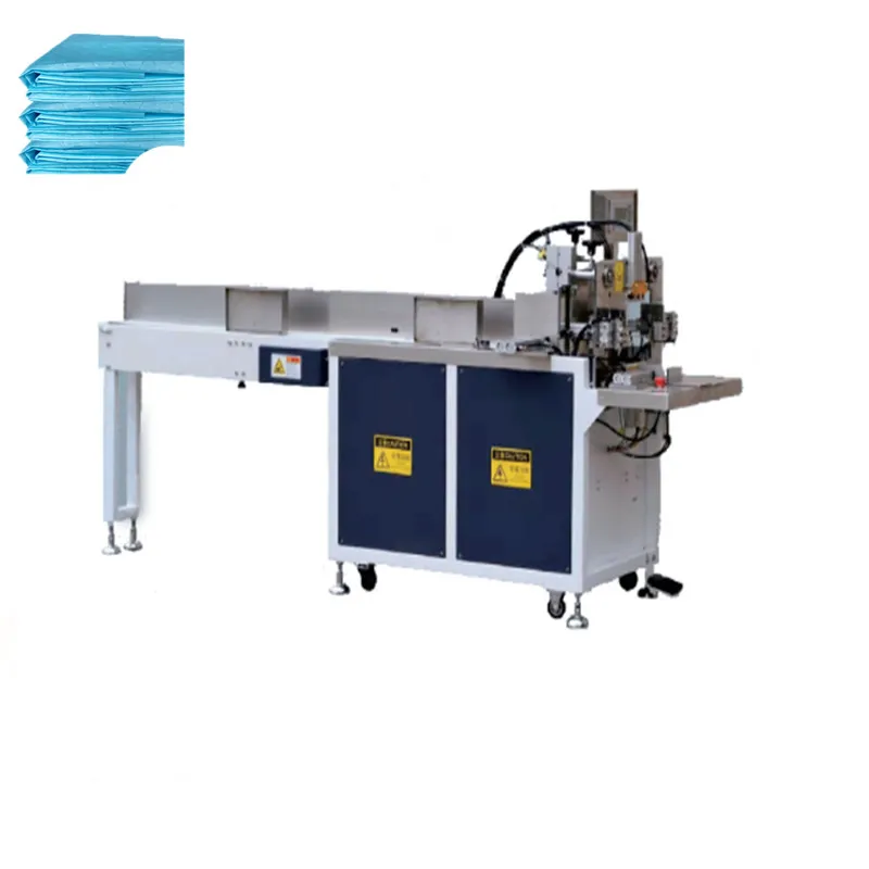 low cost full automatic Disposable bed sheets/examination table sheets/ Sanitary pads packing machine