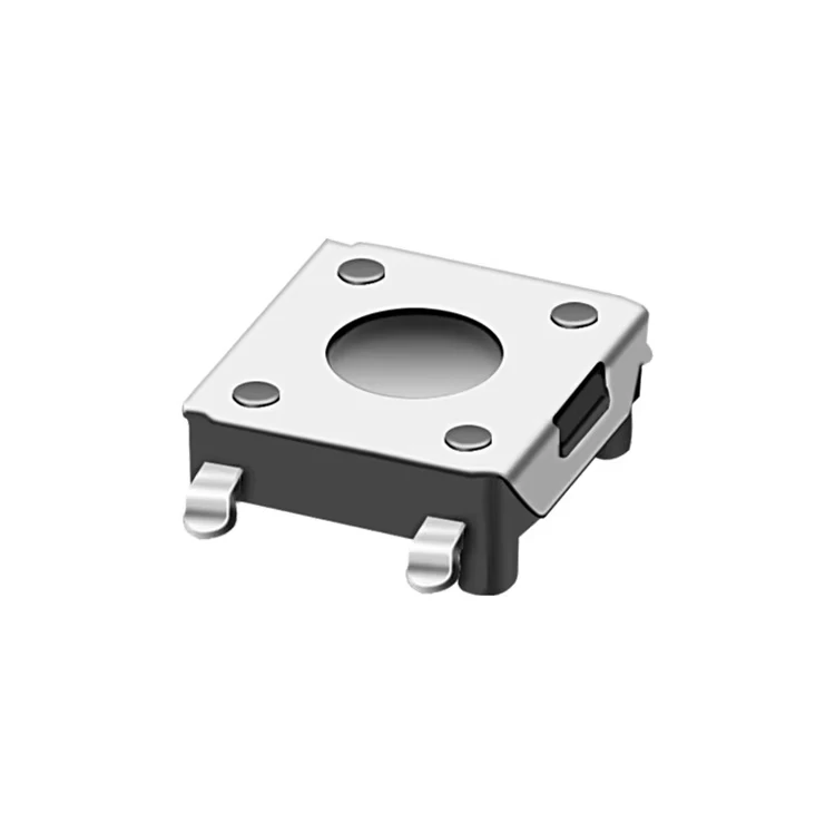 FOSEN 4-контактный Плоский шток Smd кнопочный переключатель SMD 6,4x6,2 мм тактильный переключатель TS-1309