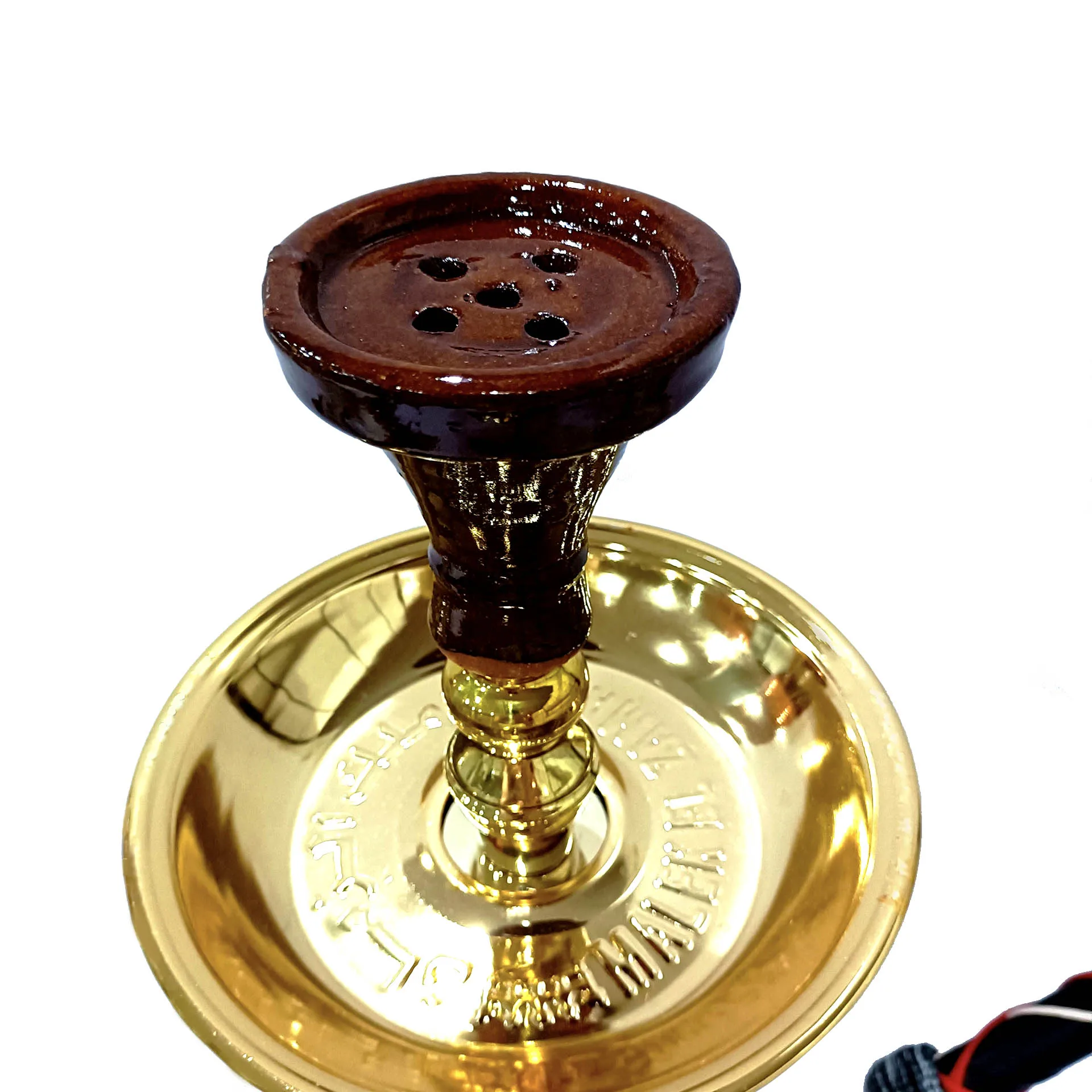 Huka Hookah 2021 New Arrival Straight Type Sheesha Silicone Hose Luxury Aluminum Hookah