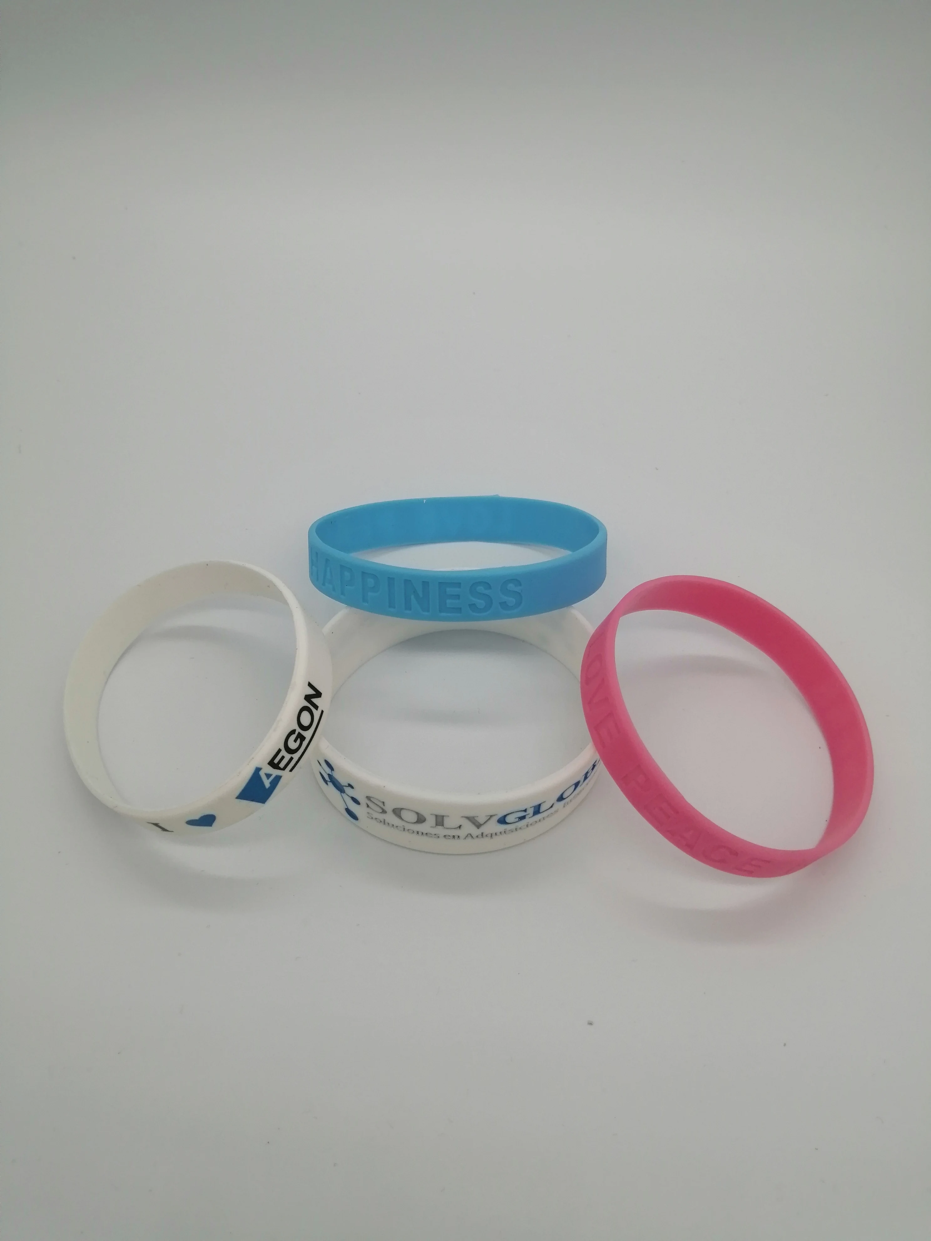 Рекламный резиновый браслет Персонализированный Силиконовый силиконовый на