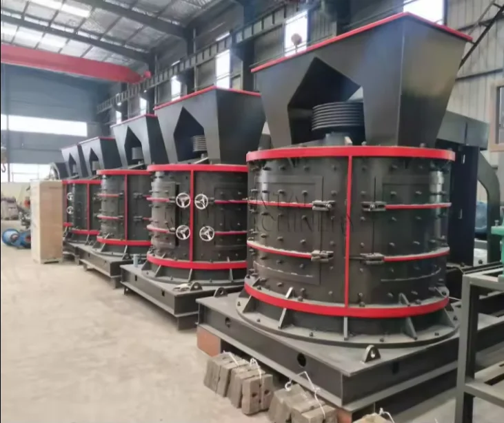 2024 China Famous Brand Factory Hot Sale Granite Crusher River Pebble  Vertical Shaft Impact Sand Making Machine