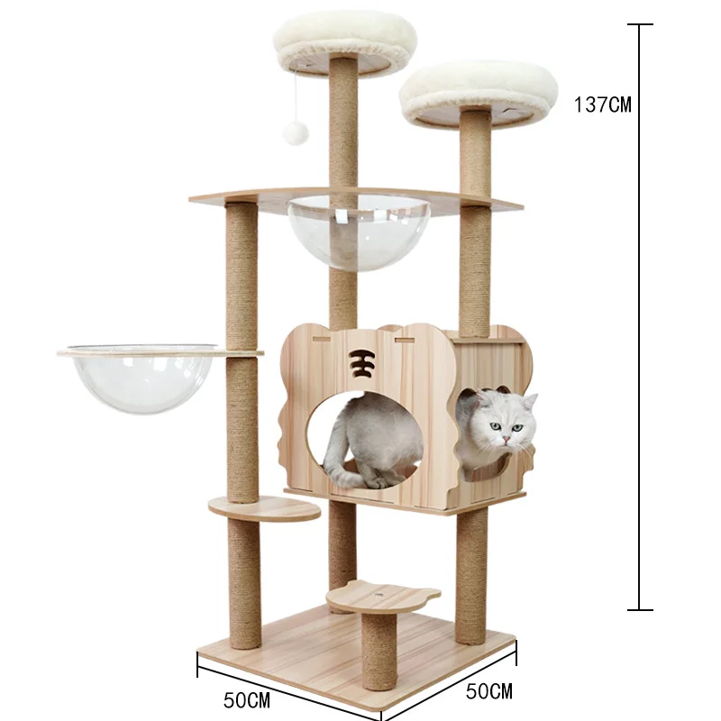 Modern Luxury Large Cat Tree Cat House Modern Pet Furniture Cat Climbing Tower