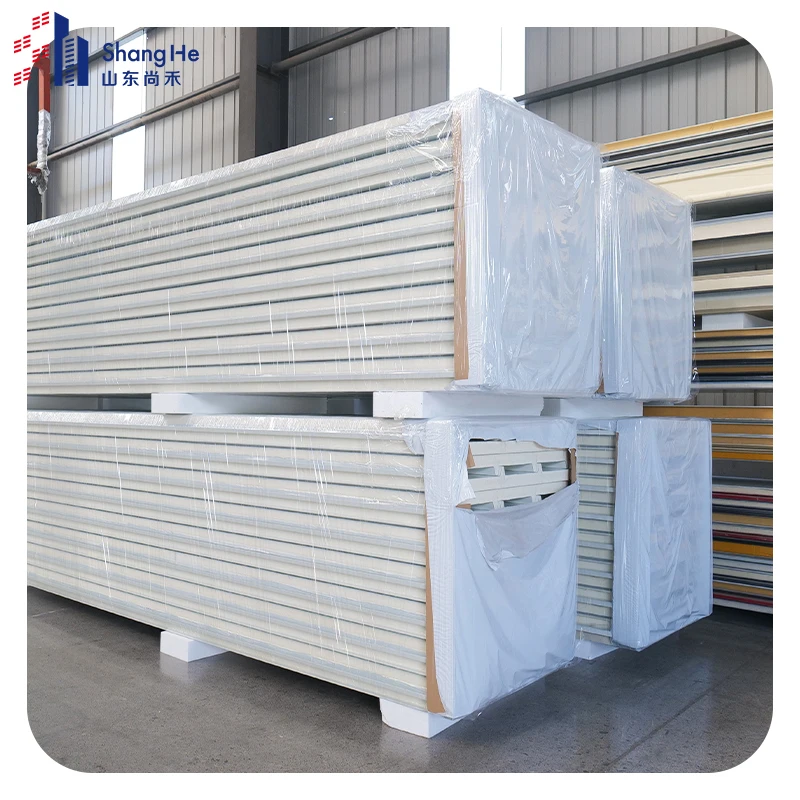 Factory Manufacture Various Metal Polyurethane Foam Wall Pu Roof Sandwich Panel