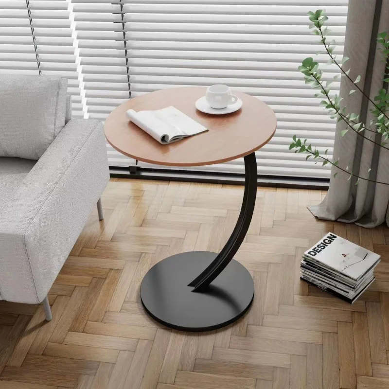 Casual coffee table sofa side cabinet mini round living room corner several bedroom bedside table