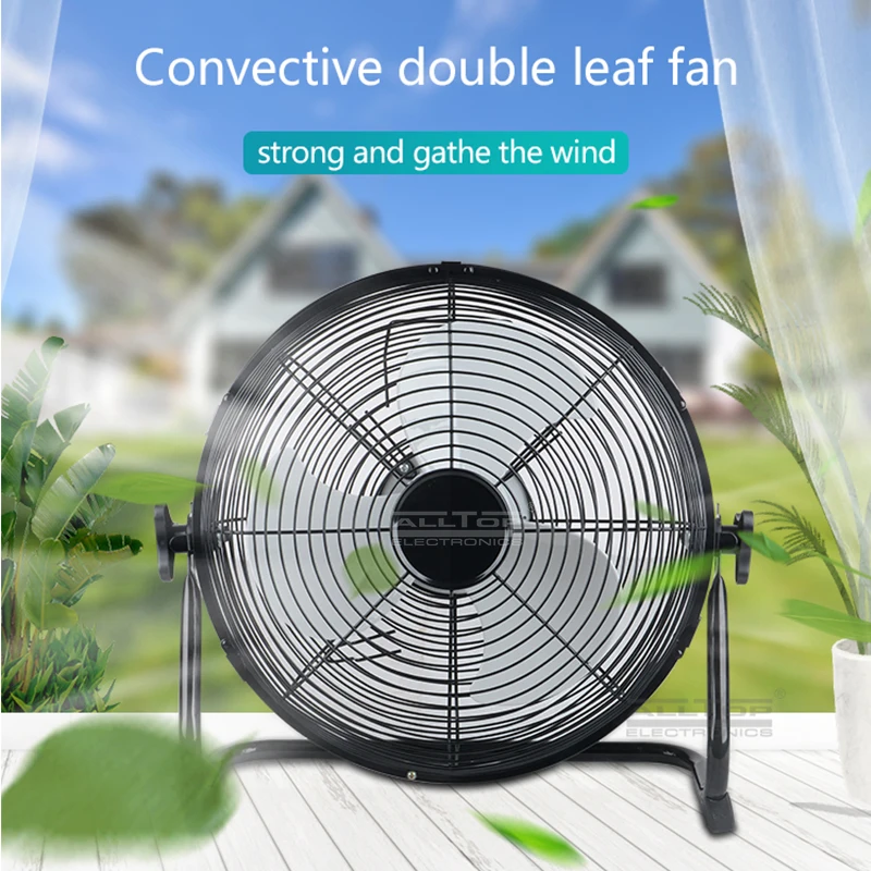 ALLTOP Energy saving home portable solar powered fan stand rechargeable solar fan