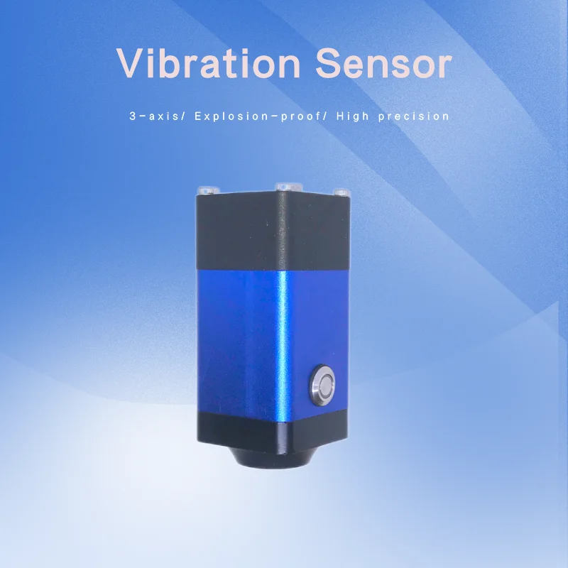 RS485/WiFi/LoRa/NB Wireless/Wired Data Transmission Vibration Sensor For Monitoring Equipment Vibration Temperature