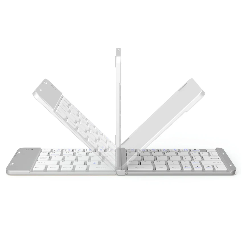 
China Factory Mini Folding Chocolate Keys Wireless Desk Computer Keyboard 