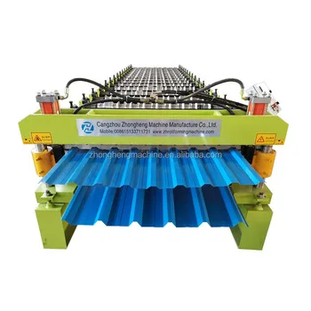 double layer roll forming machine roof tile making machine steel roll forming machine