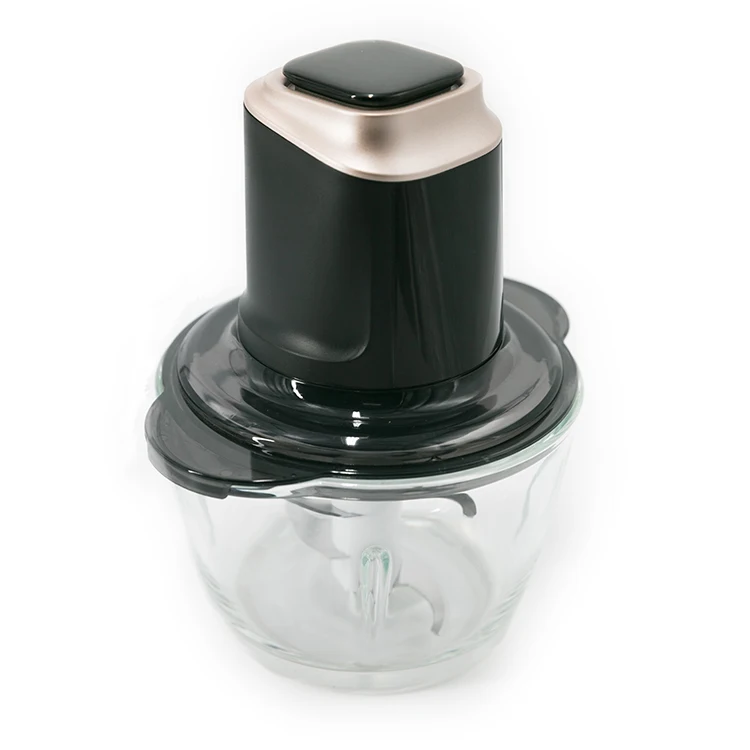 Wholesale 1.5L Multi-Chopper Kitchen Machine Copper Motor Meat Grinder Chopper Glass Material for Restaurant Application