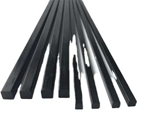 
Factory price hot sale customized high quality carbon fiber square bar 