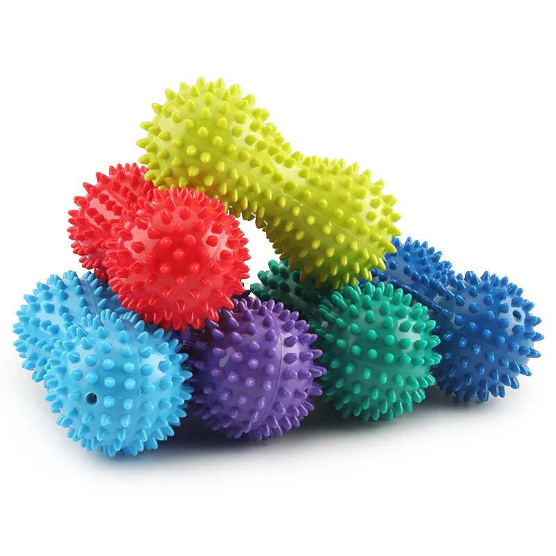 Factory Direct Sales Hot Selling Pvc Peanut Thorn Ball Massage  Yoga Massage Ball  Inflatable Hedgehog Balls