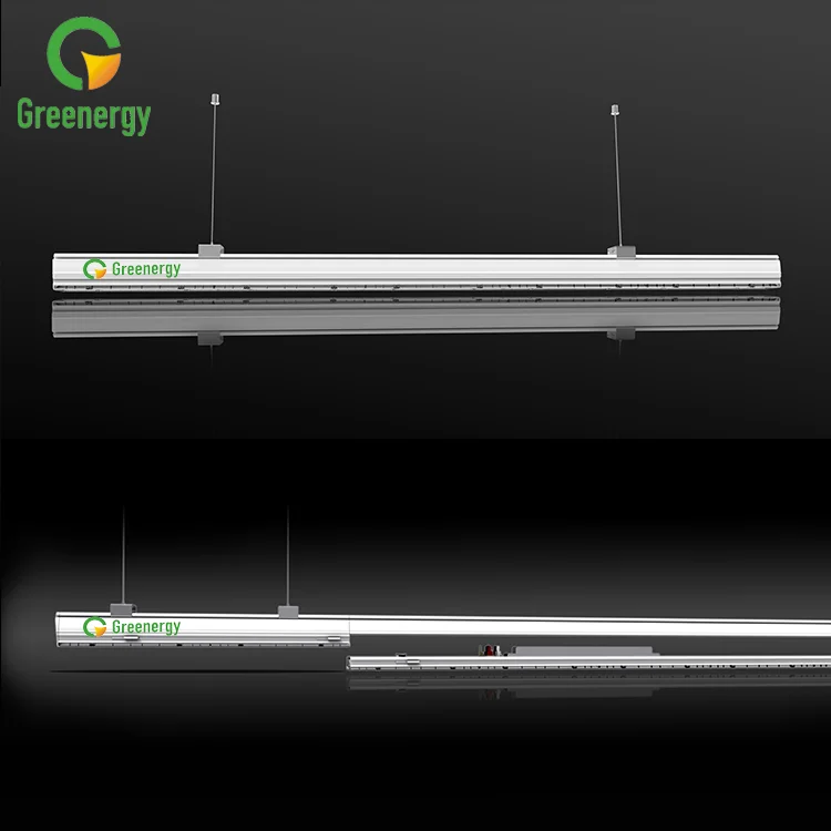 trunking system led linear light with sensor 130lm/w linkable supermarket led lights