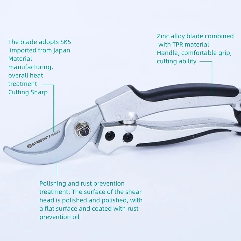 Shandong Ruifeng Precision Casting SK5 Alloy Steel Garden Forest Fruit Branch Divine Scissors