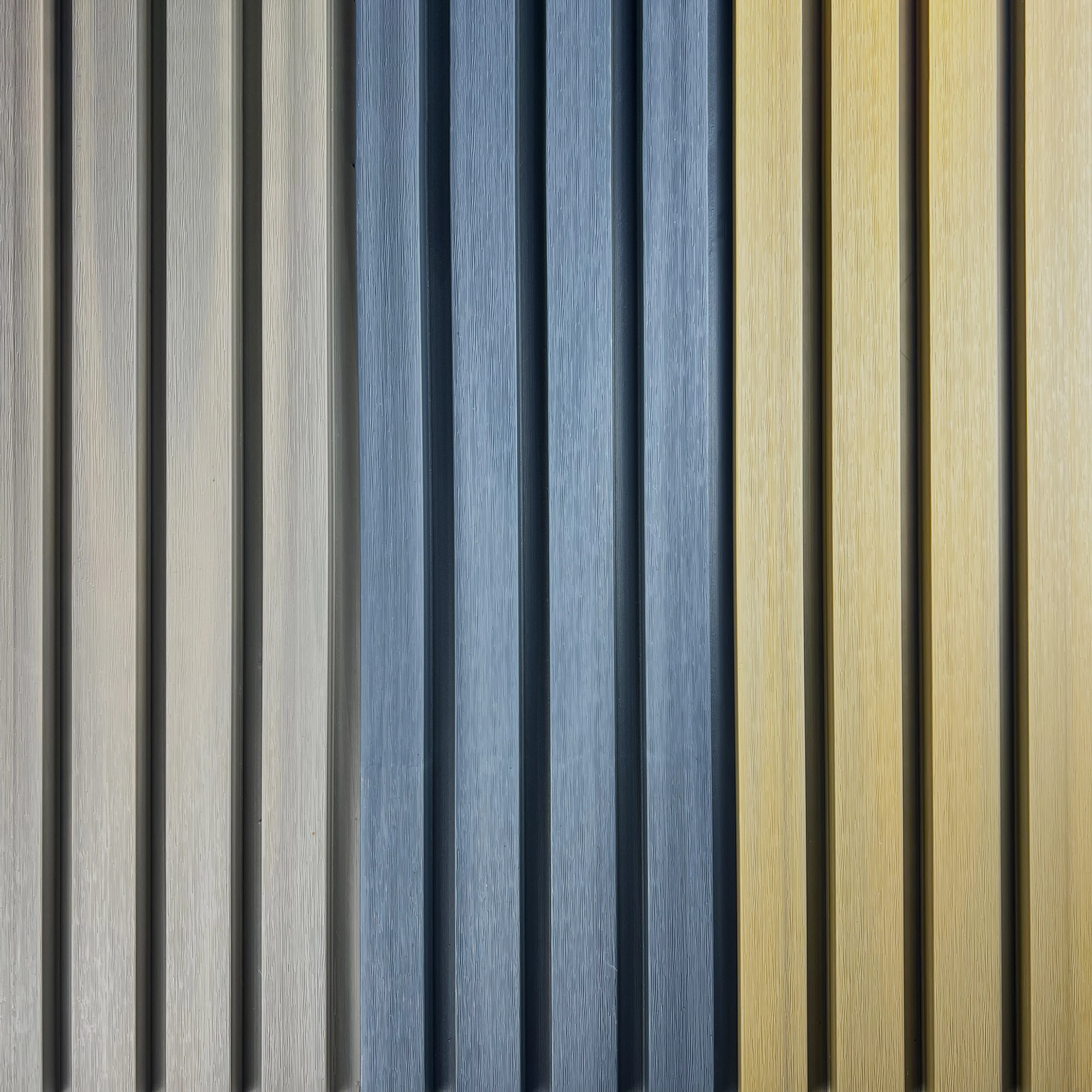 Co-extrusion Exterior Decorative Different Color Laminated Wood Plastic Composite Wall Cladding Wall Panel