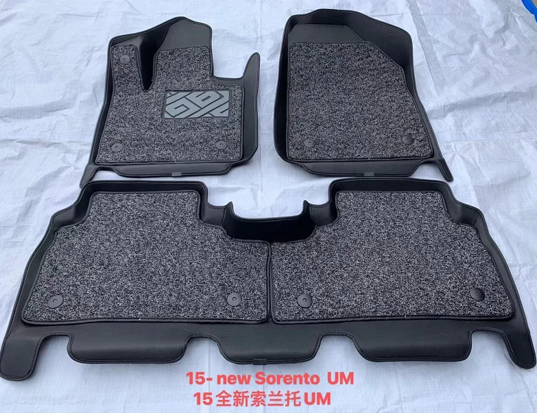 8MM Hot press all weather PVC car floor carpet 5d car floor mat XPE car floor carpet For Geely Okavango 2020