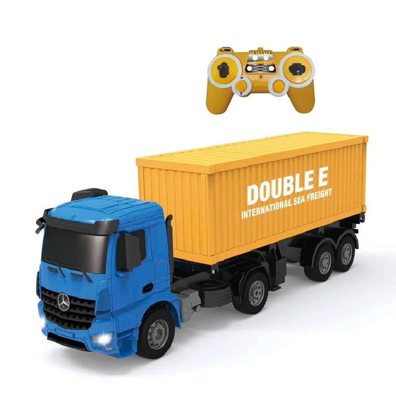 1:20 container remote radio contact rc toy truck for 2.4Ghz engineering vehicle toy set with speed 4.6km/h