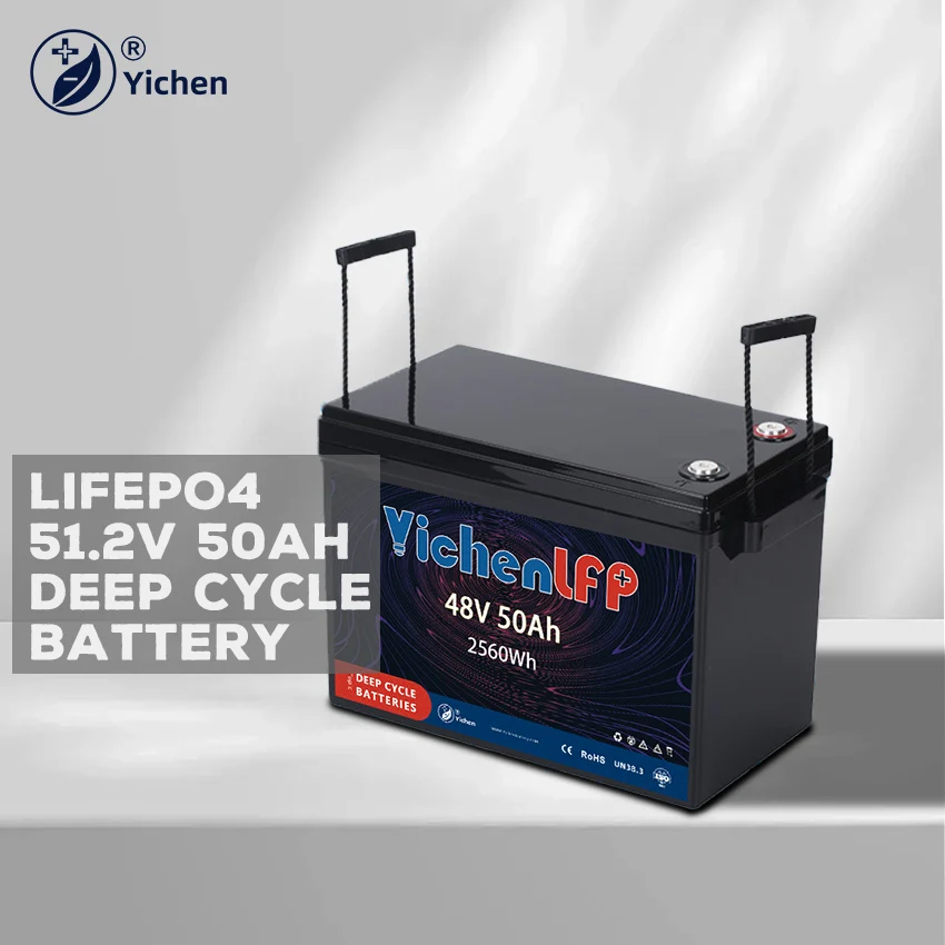 48V 50Ah Lithium battery 6000 cycle times Deep clycle LiFePO4 Batteries with BLUEtooth & Self heating function