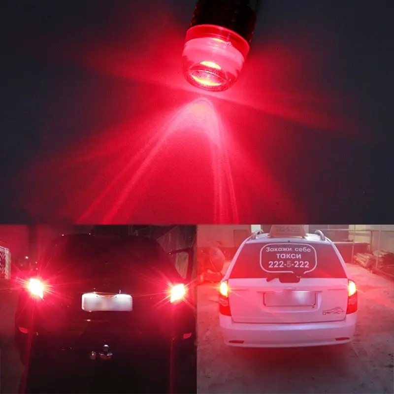 1157 BAY15D Car LED Strobe Flash Light Brake Lamp Turn Signals Blink Bulb Red White Blue Yellow Tail Stop Lights