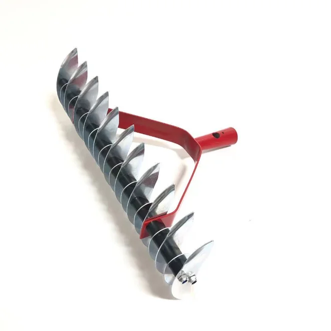 LARIX High Quality Garden Hand Rake Tool Metal Weeding All Steel Hardened Hoe Garden Hand Rake Tools For Backyard Lawn