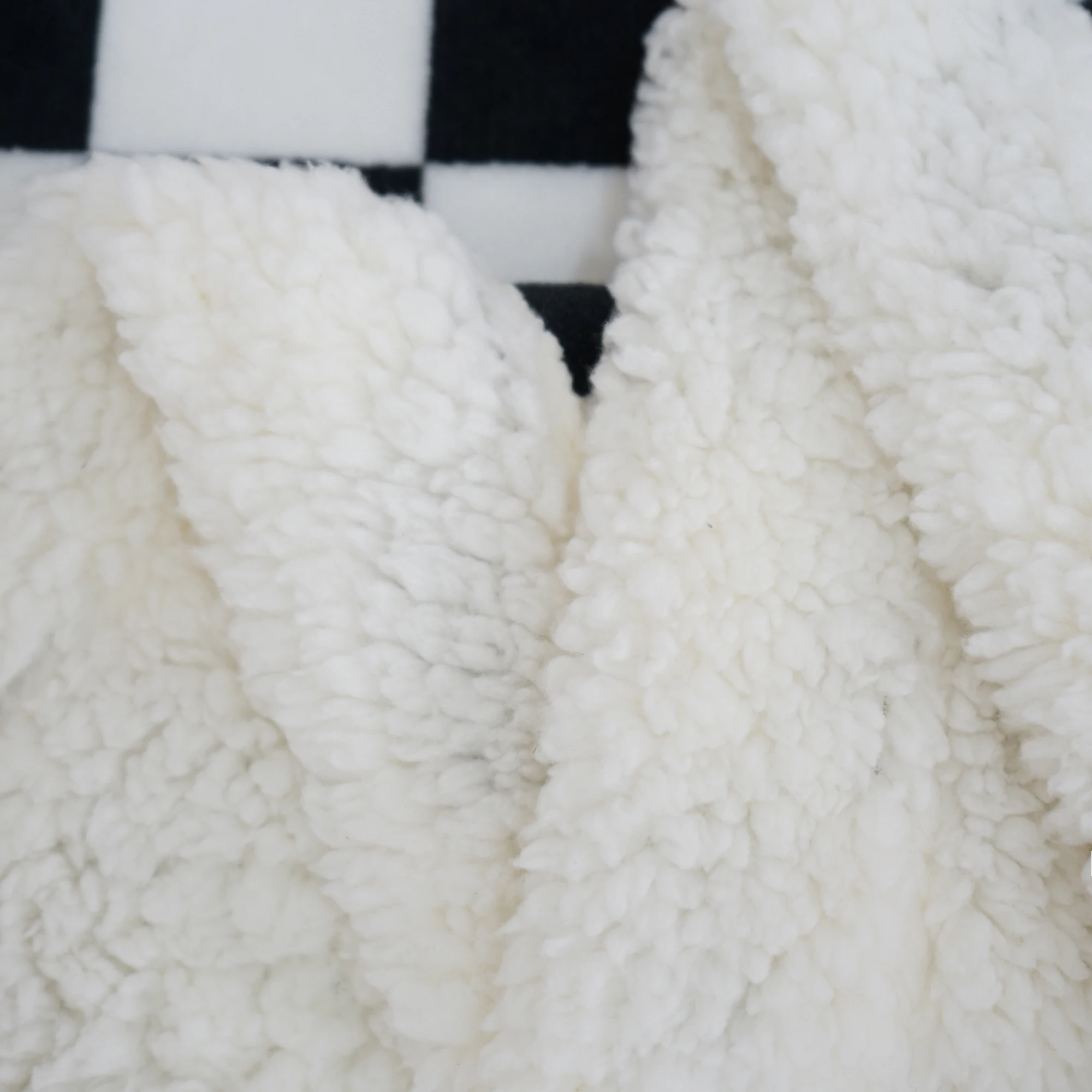 Weighted Blanket for Adults, Sherpa Flannel Weighted Blanket Full Size, Soft Fluffy Fleece Checkerboard Weighted Blankets