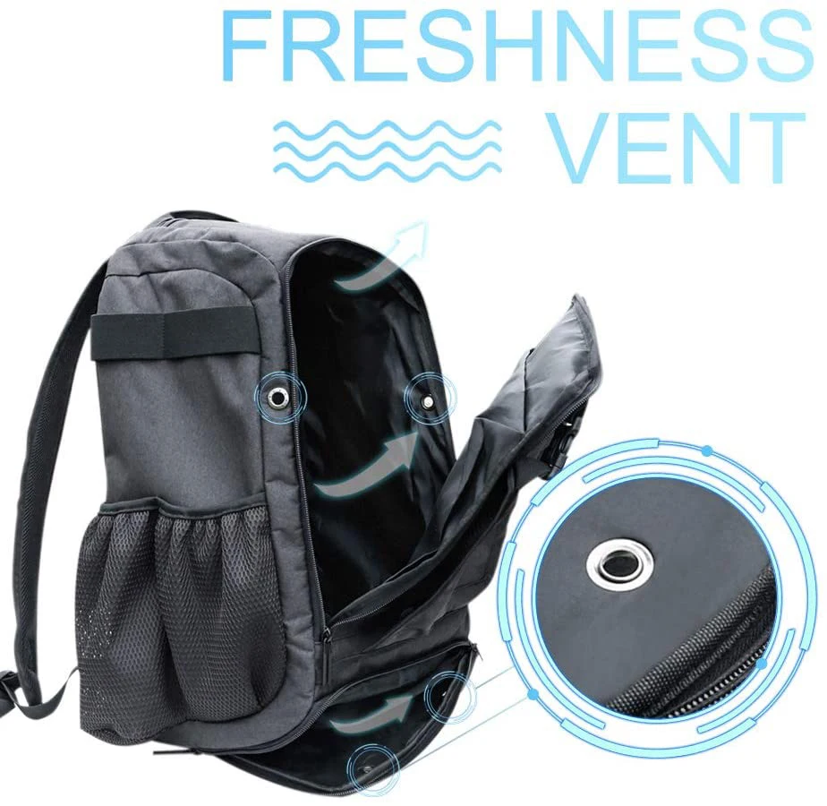 Baseball Bat Bag Backpack External Helmet Holder for Baseball,T-Ball and Softball Equipment and Gear