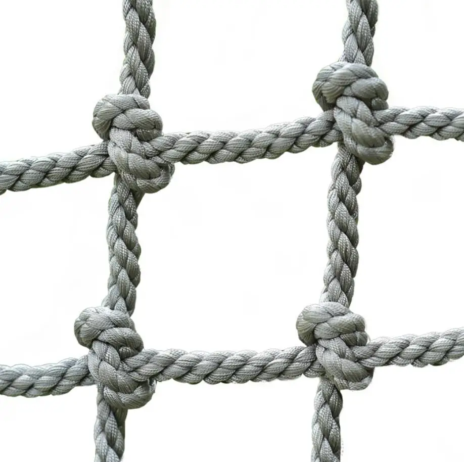 cargo net climbing and industrial netting rope for climbing frame safety net