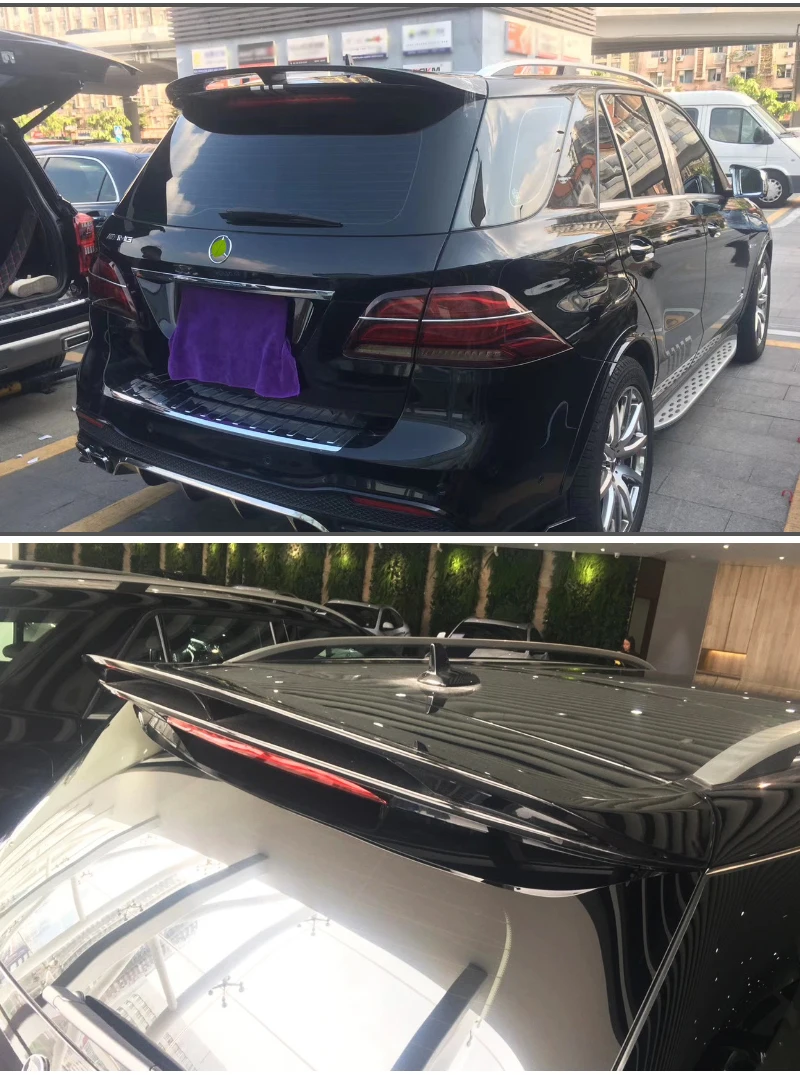 УГЛЕРОДНЫЙ Задний спойлер на крышу для Mercedes-Benz GLE-Class W166 GLE350 GLE43 AMG