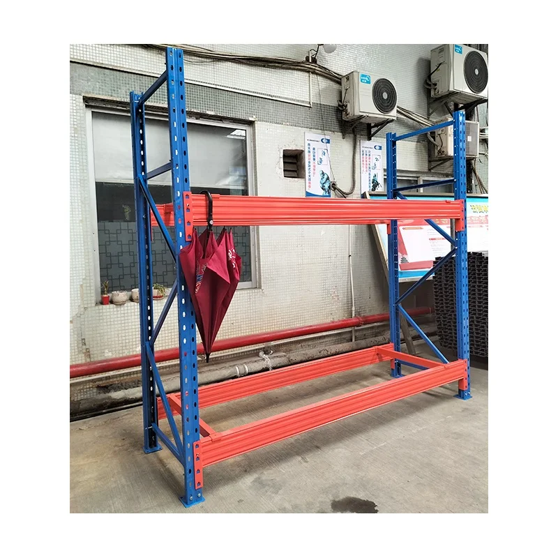 storage rack system selective pallet racking adjustable 2 layers industrial  heavy duty pallet racking for sale