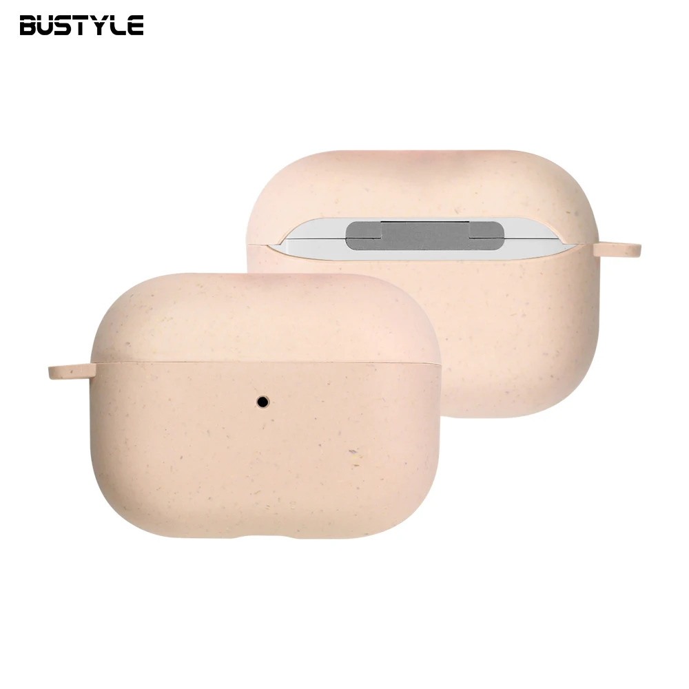 
Eco Friendly Bamboo Cork PLA Compostable Biodegradable Silicone TPU Earphone Case For Apple Airpods Pro 1 2 3 4 Case Cases 2021 