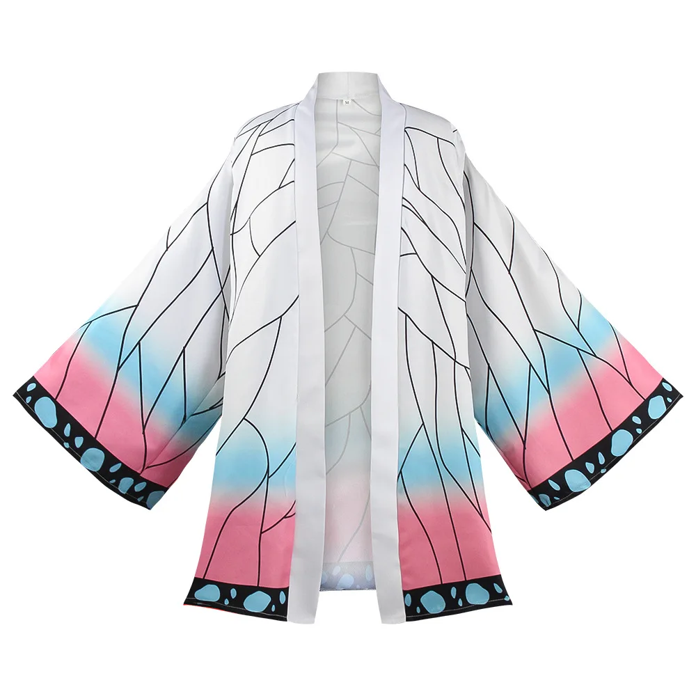 Wholesale Demon Slayer Halloween Kimono Cosplay Kochou Shinobu Tanjirou Tanjirou Long Cape Coat