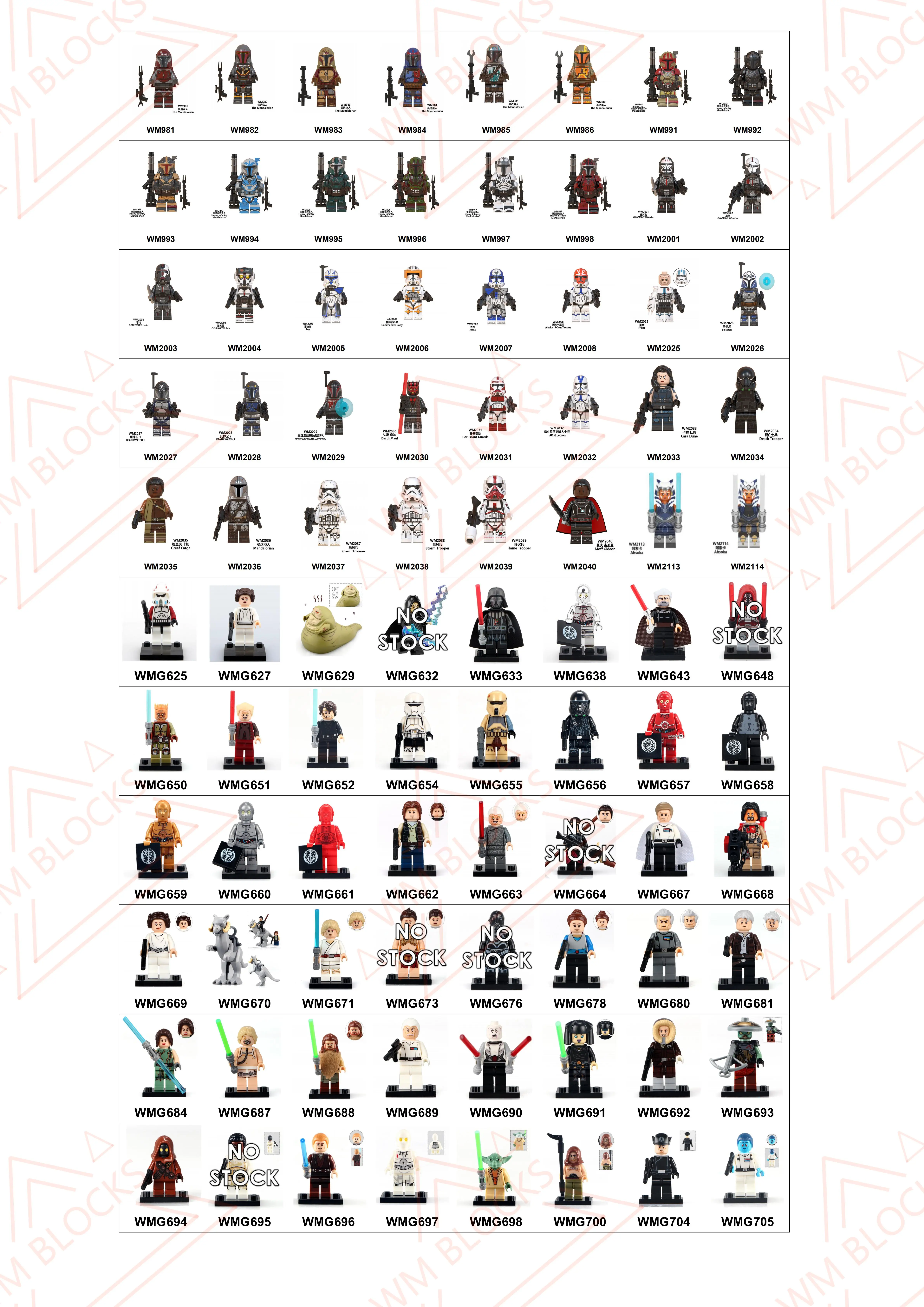  Горячая распродажа! Самые популярные Legoesly Мини фигурки различные куклы кубики Мультяшные персонажи мини маленькая кукла игрушки