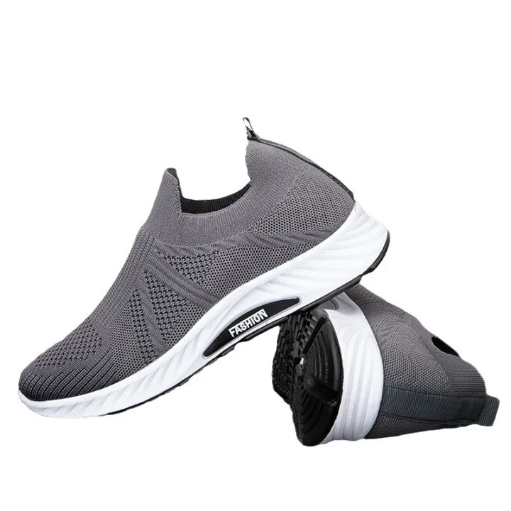2024new fashion daily wear anti-slip rubber out-sole men loafers fashion sneakers running sports casual shoes for men