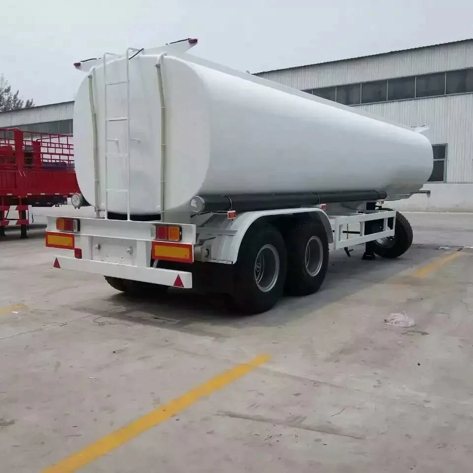 45000 Liters 40 Feet Carbon Steel Semi-Trailer for Stable Transport of Oil Diesel Fuel LPG Tank