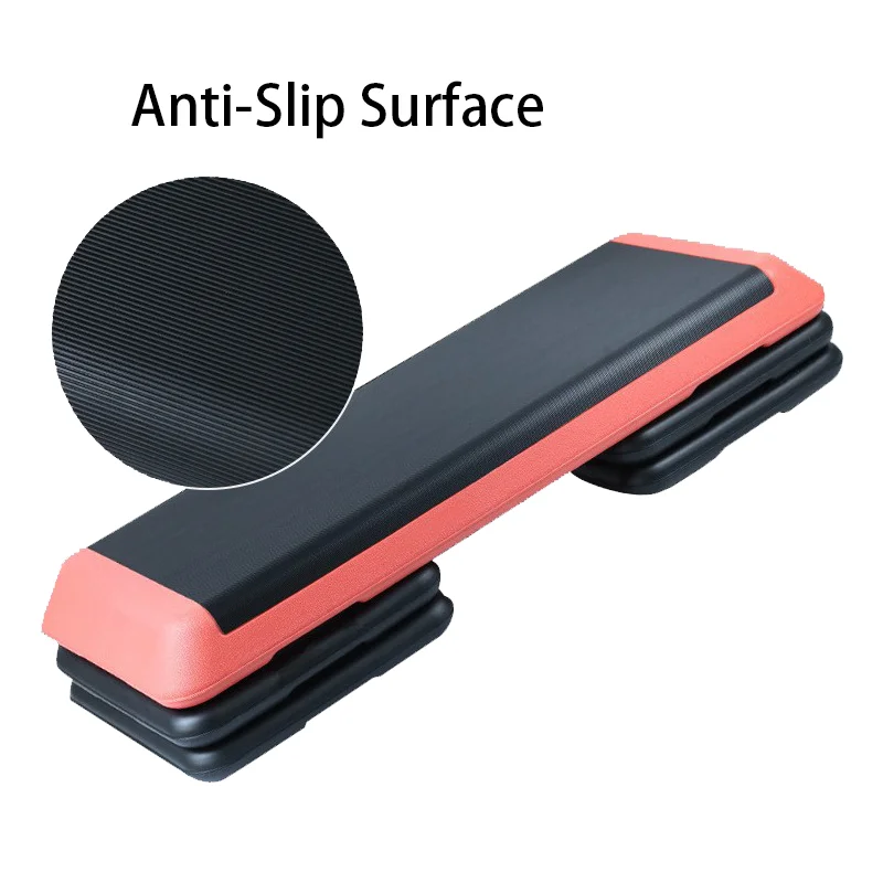 Hot Selling Aerobic Exercise Workout Step Platform PE Durable Material 110cm Aerobic Stepper For Fitness