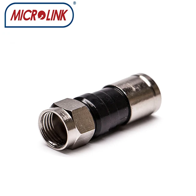 rg6/rg59 quick male compression f connector