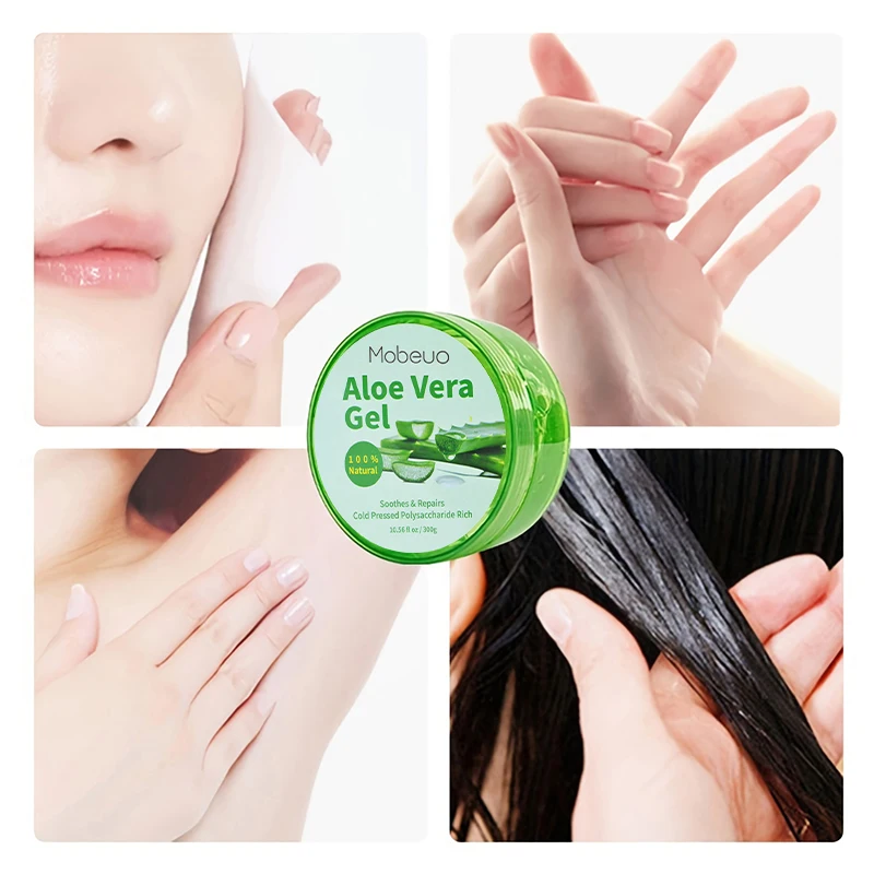 Wholesale pure natural facial skin care aloe vera gel private label high quality herbal aloe vera gel